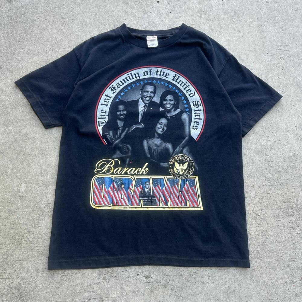 2008 barack obama t shirt size Large